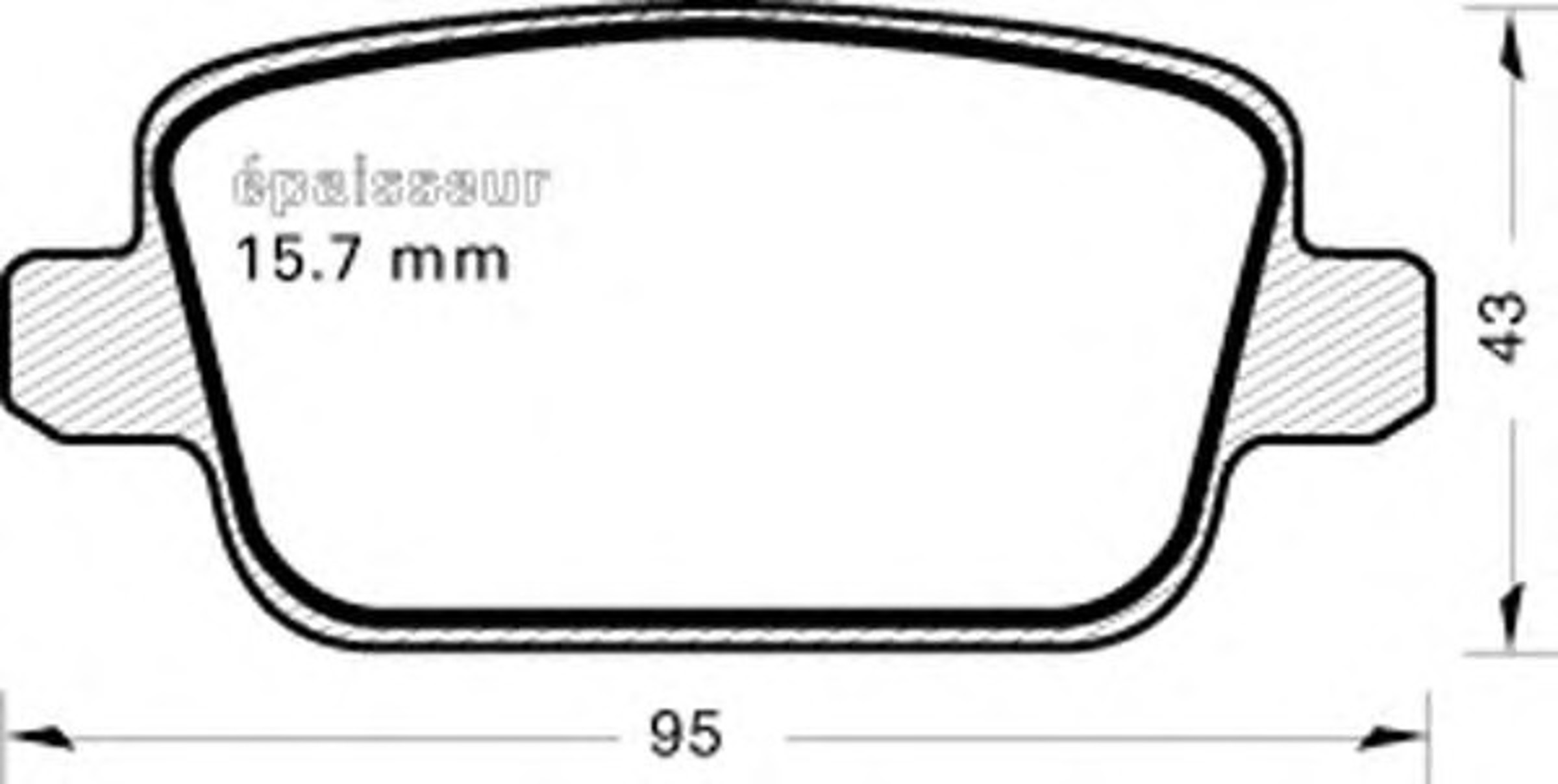 865 MGA Колодки тормозные дисковые