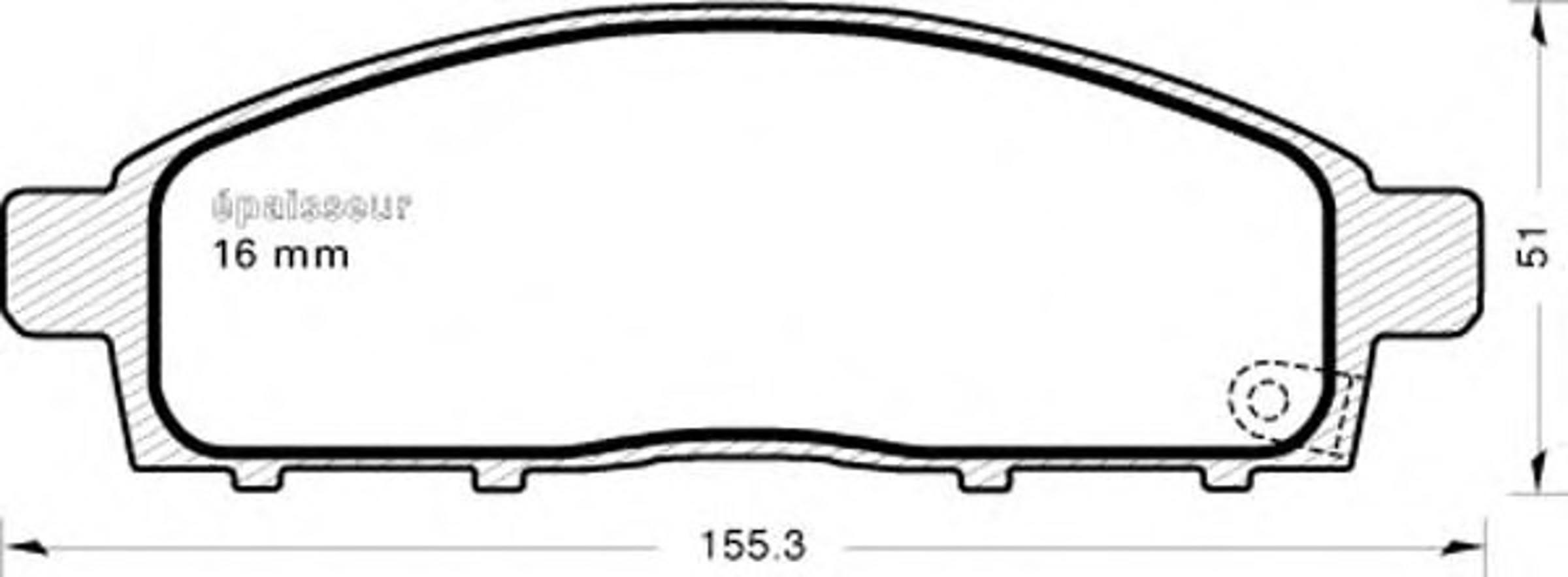 Колодки тормозные дисковые MGA 907