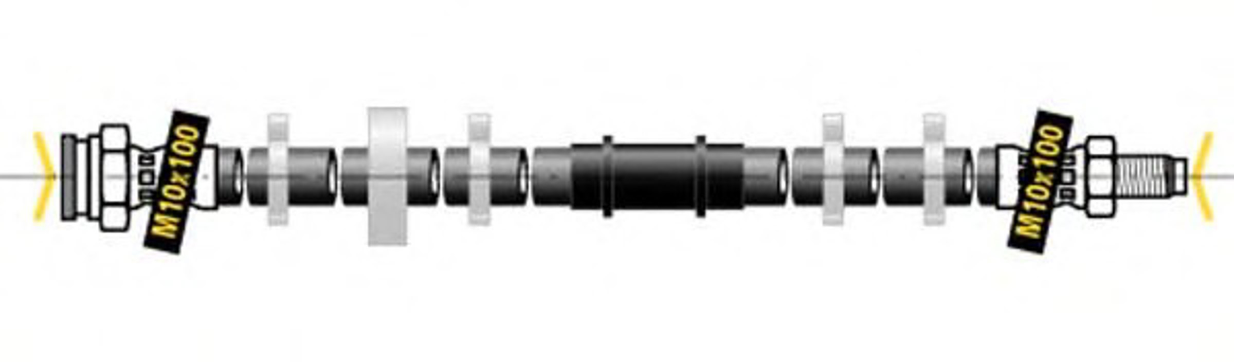 Шланг тормозной MGA F5064