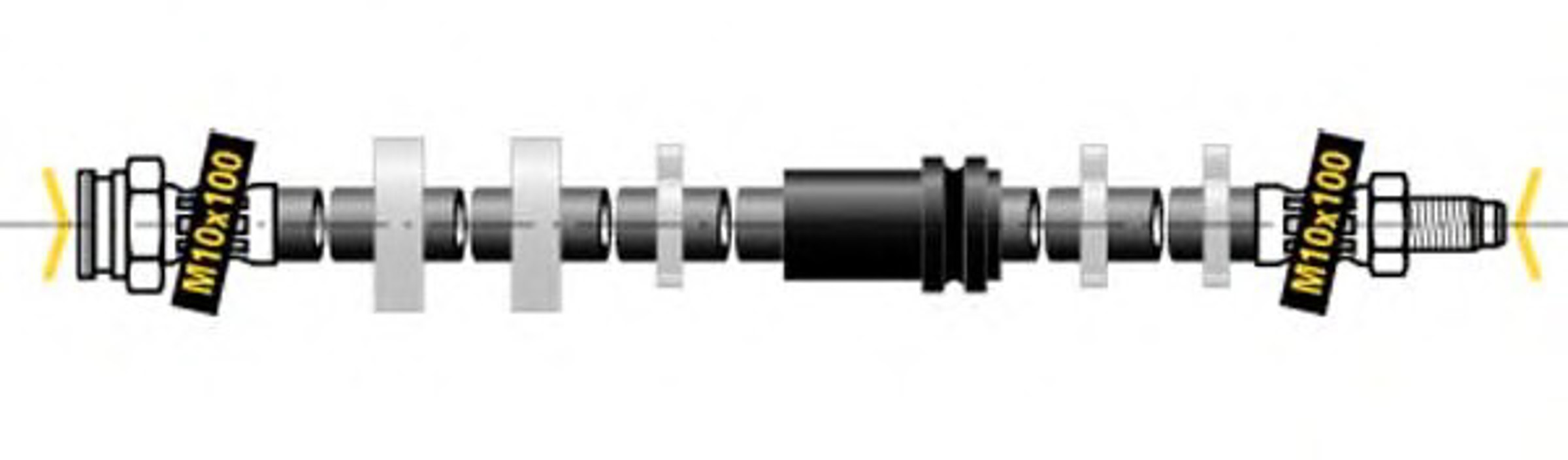 Шланг тормозной MGA F5136