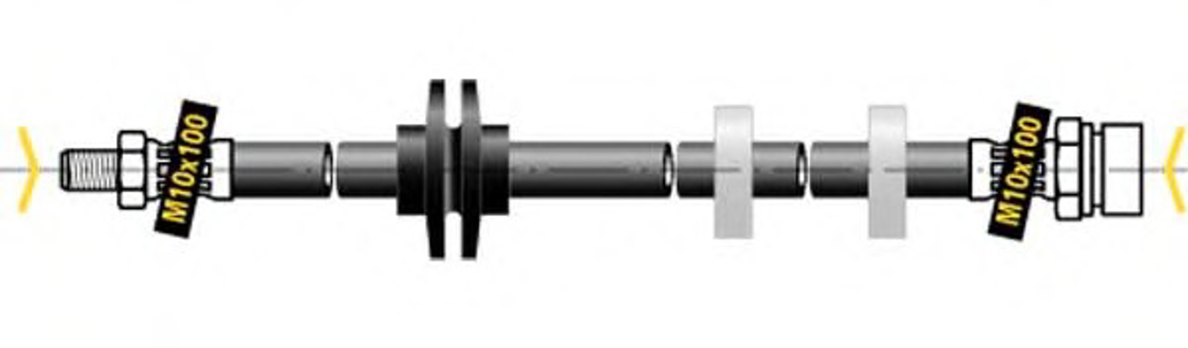 Шланг тормозной MGA F5348