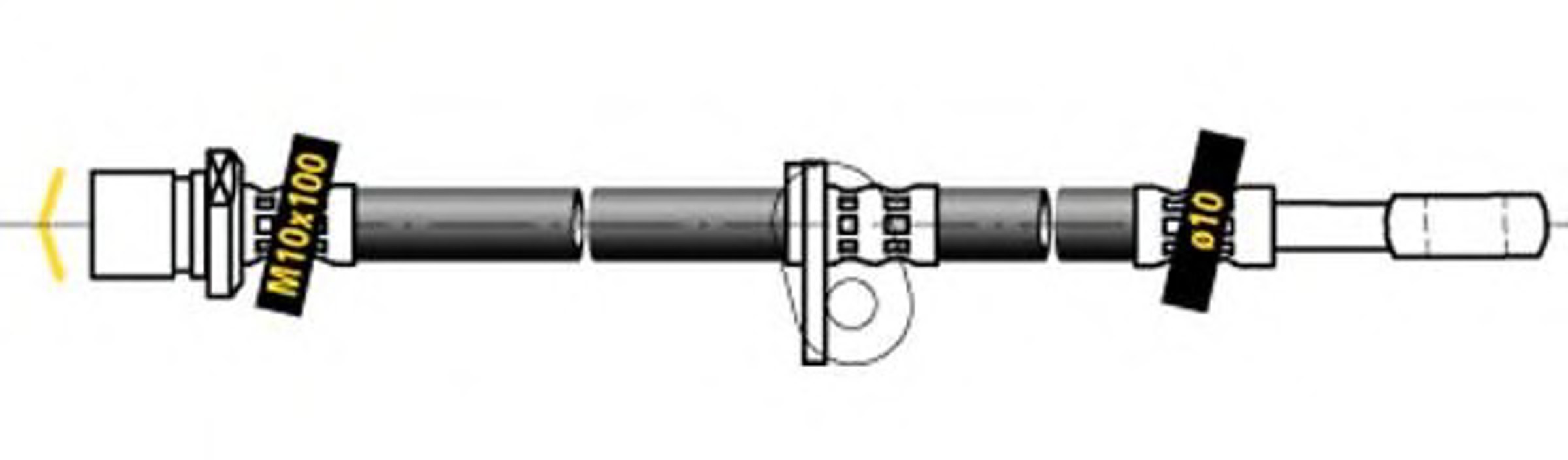 Тормозной шланг MGA F5637