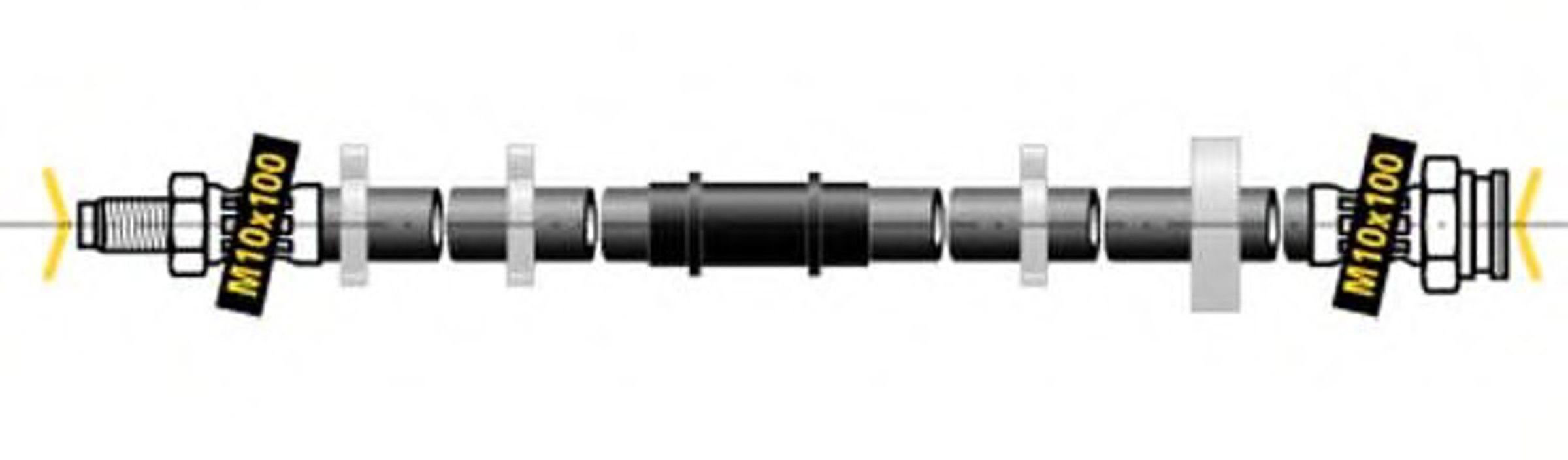 Шланг тормозной MGA F5974