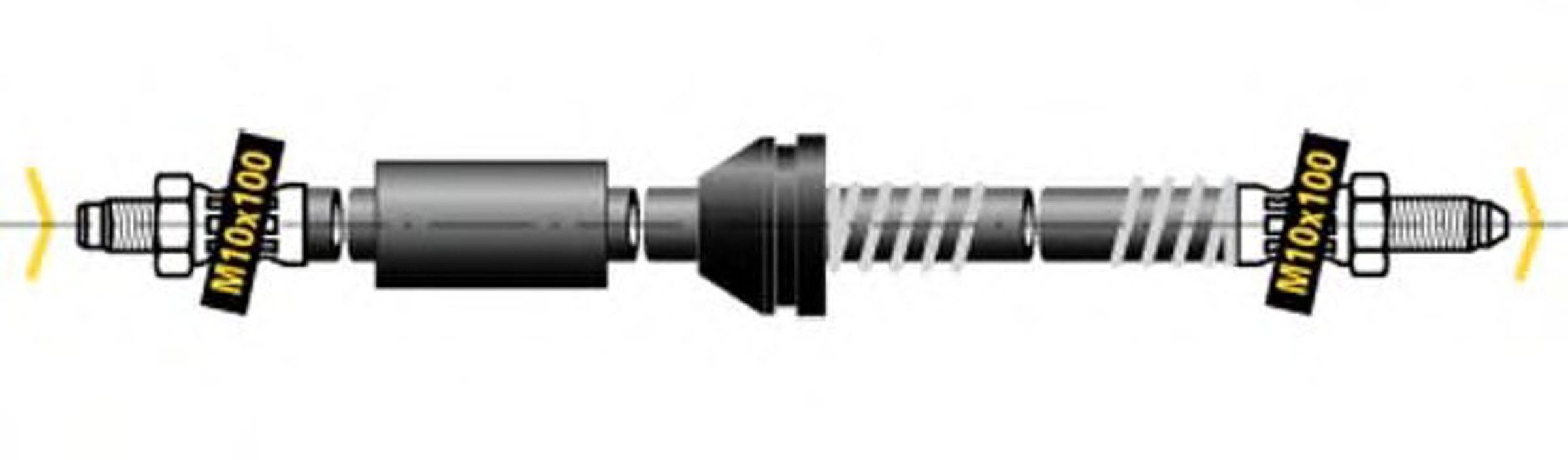 Шланг тормозной MGA F6266
