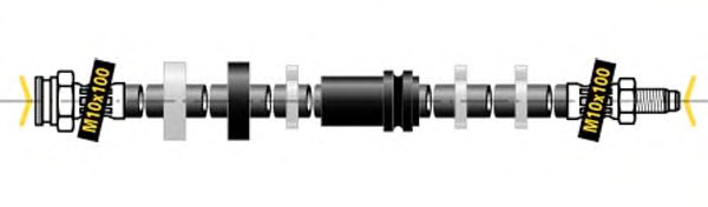 Тормозной шланг MGA F6544
