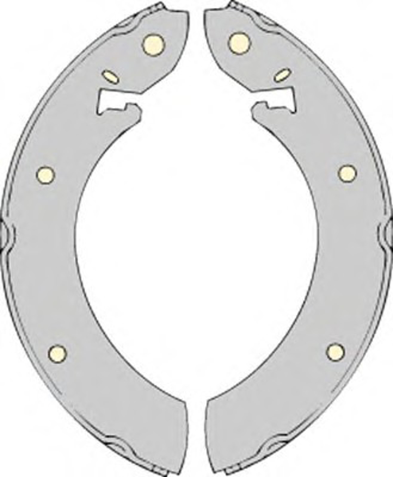 M567 MGA Колодки тормозные барабанные