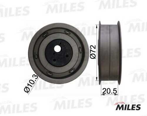 Ролик ремня грм MILES AG02010