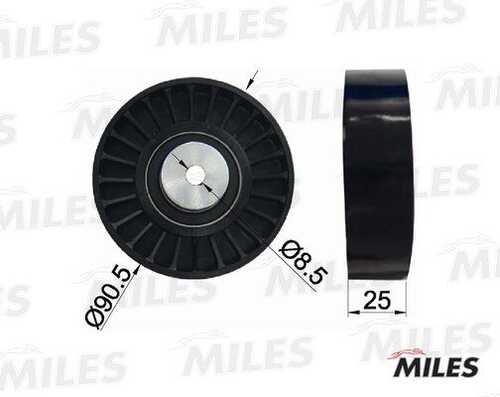 Ролик ремня приводного MILES AG03098