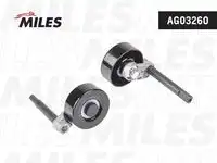 Ag03260 ролик поликлинового ремня натяжной MILES AG03260