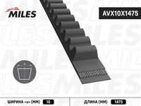 Avx10x1475 ремень клиновой avx10x1475 MILES AVX10X1475