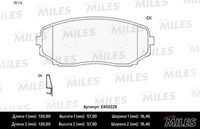 Колодки тормозные дисковые MILES E400229