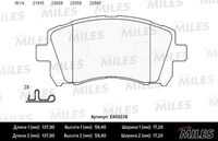 Колодки пер sub forester 97-02/legacy 96-03/outback 00-03 новая смесь MILES E400239