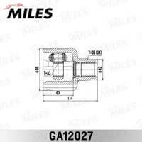 Шрус ford mondeo 00-07 внут.прав MILES GA12027