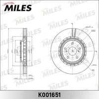 Тормозные диски MILES K001651