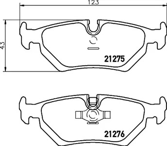 MDB2783 MINTEX Тормозные колодки