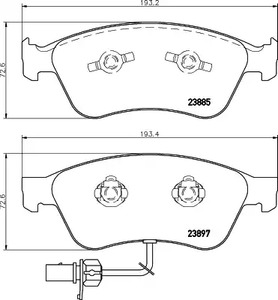 Тормозные колодки MINTEX MDB2825