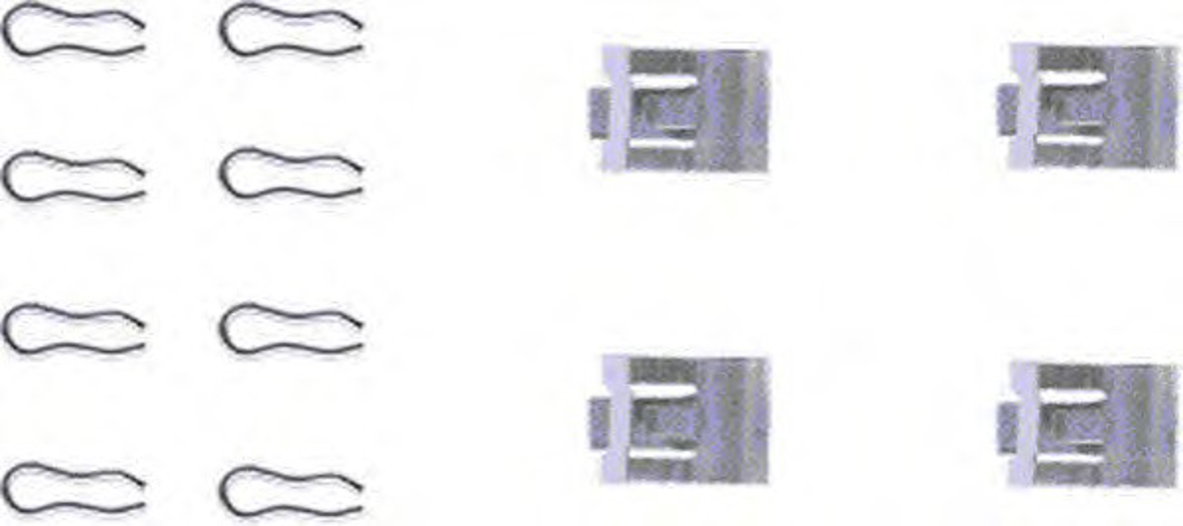 Пружинки тормозных колодок MINTEX MBA1055