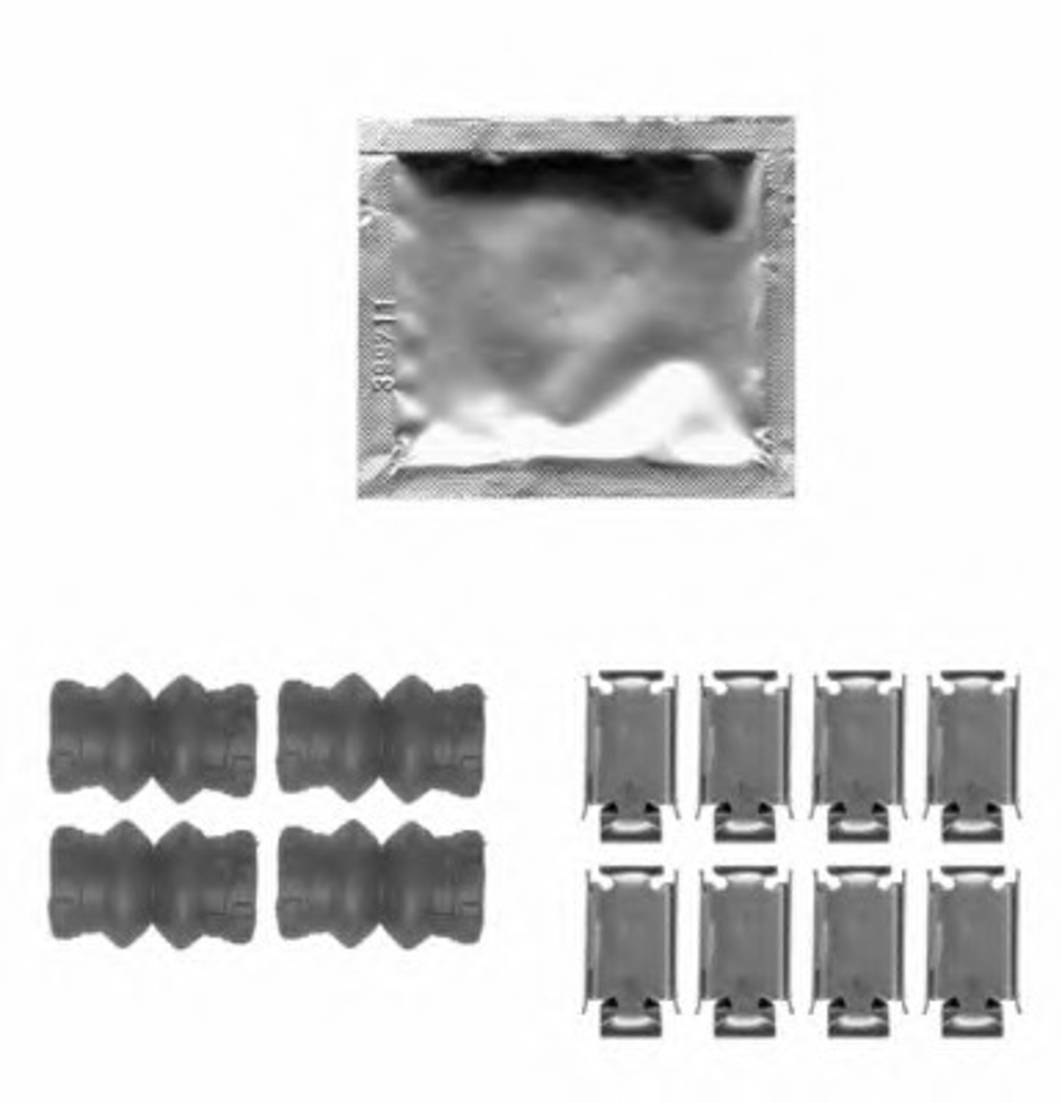 Пружинки тормозных колодок MINTEX MBA1788