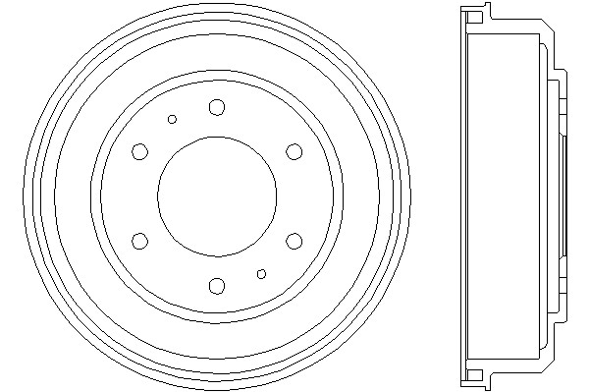 Барабан тормозной MINTEX MBD128