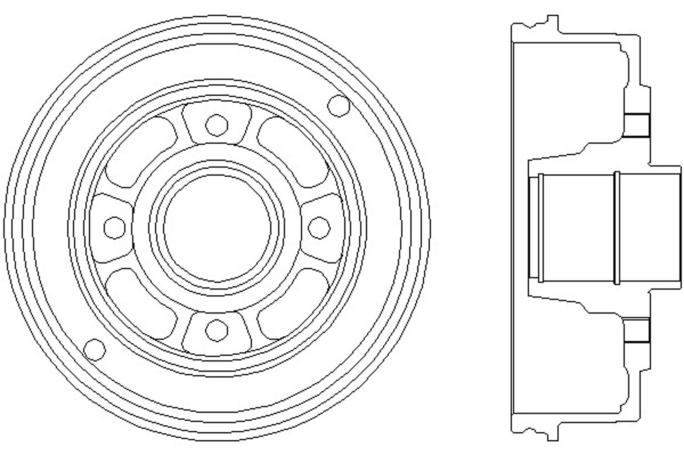 Барабан тормозной MINTEX MBD183