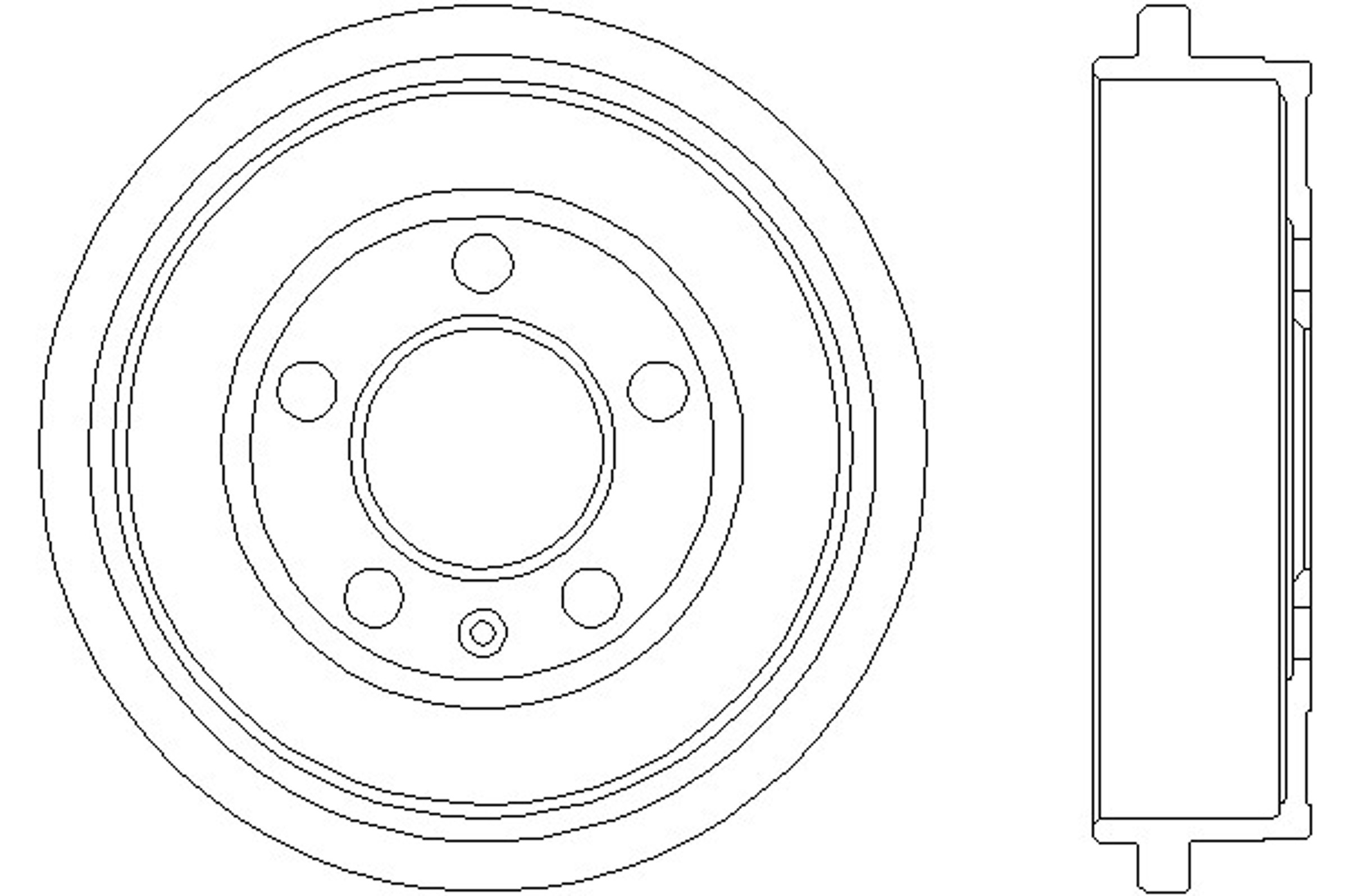 Барабан тормозной MINTEX MBD247