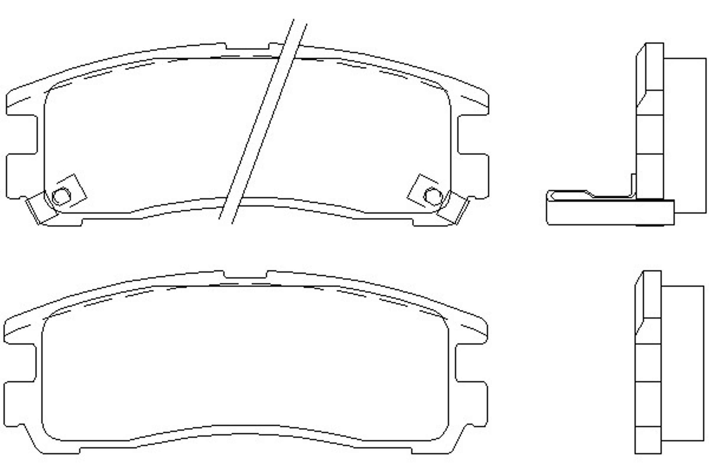 Колодки тормозные дисковые MINTEX MDB1481