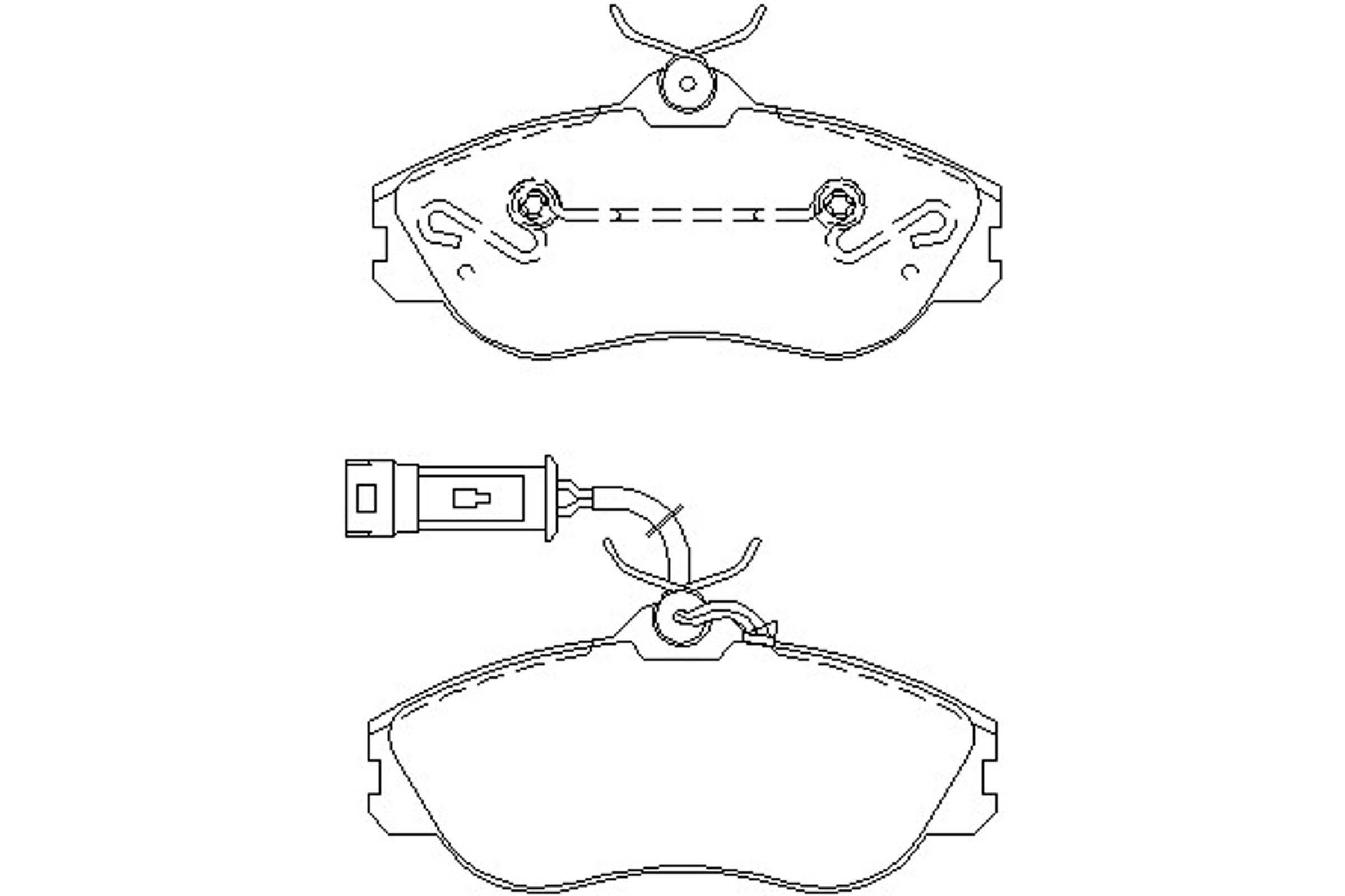 Колодки тормозные дисковые MINTEX MDB1485