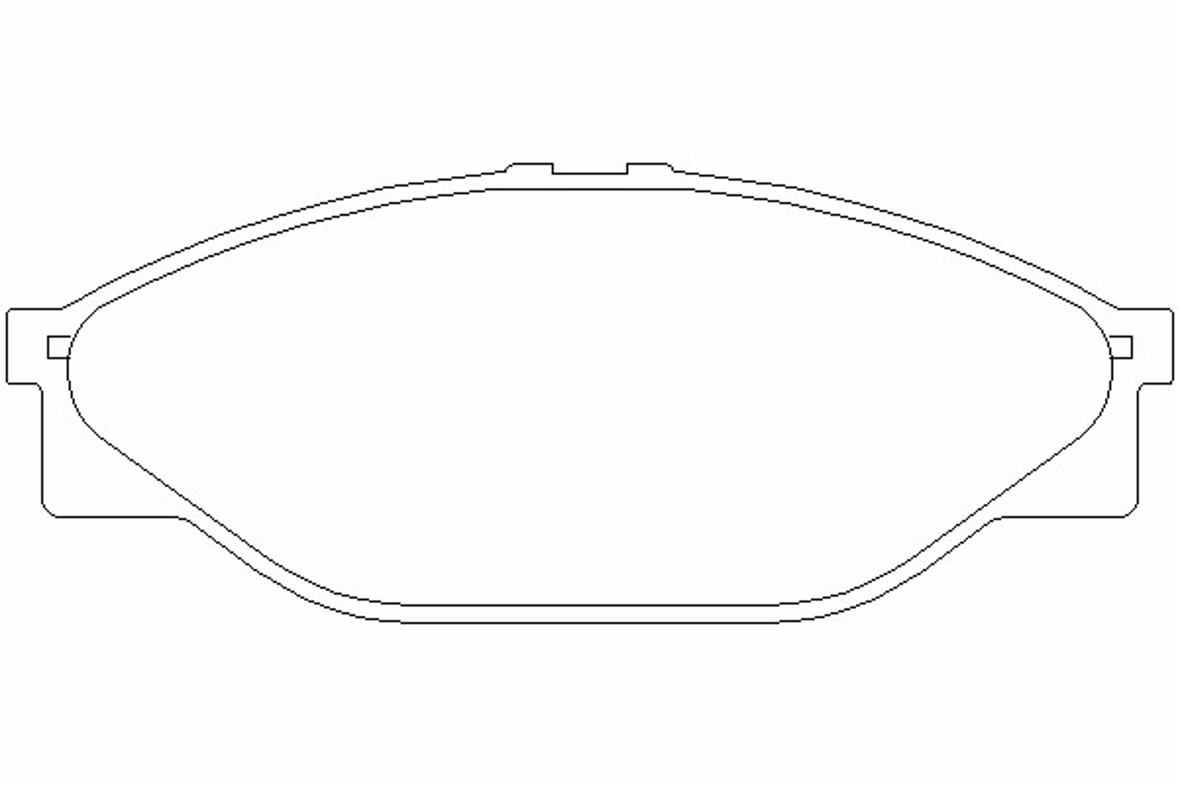 MDB1535 MINTEX Колодки тормозные дисковые