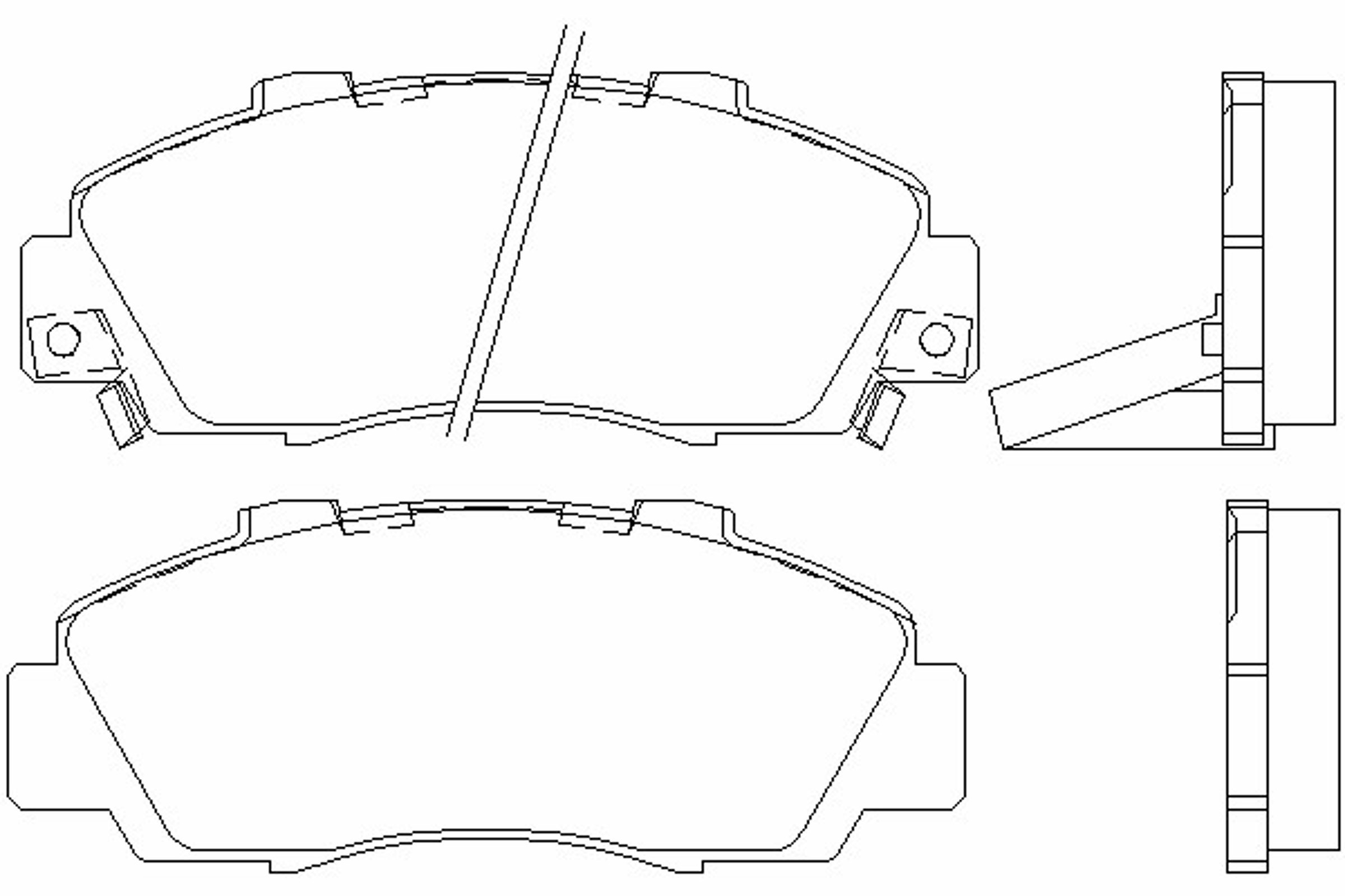 Колодки тормозные дисковые MINTEX MDB1543