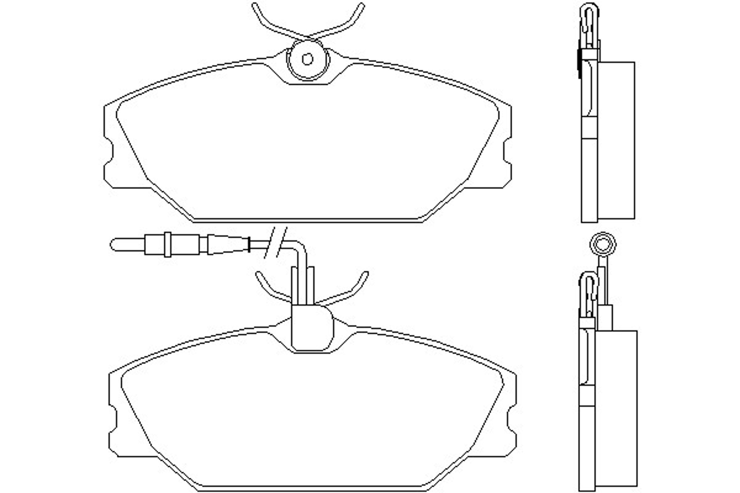 MDB1613 MINTEX Колодки тормозные дисковые