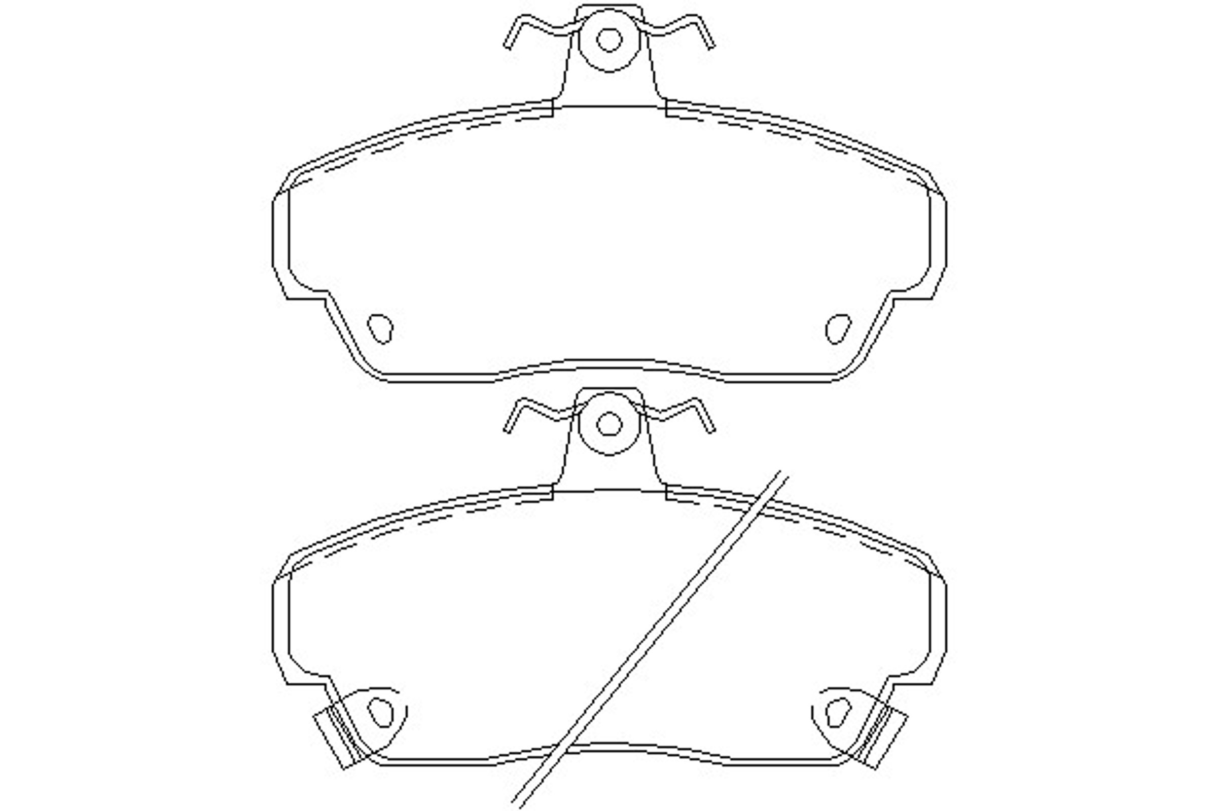 Колодки тормозные дисковые MINTEX MDB1654