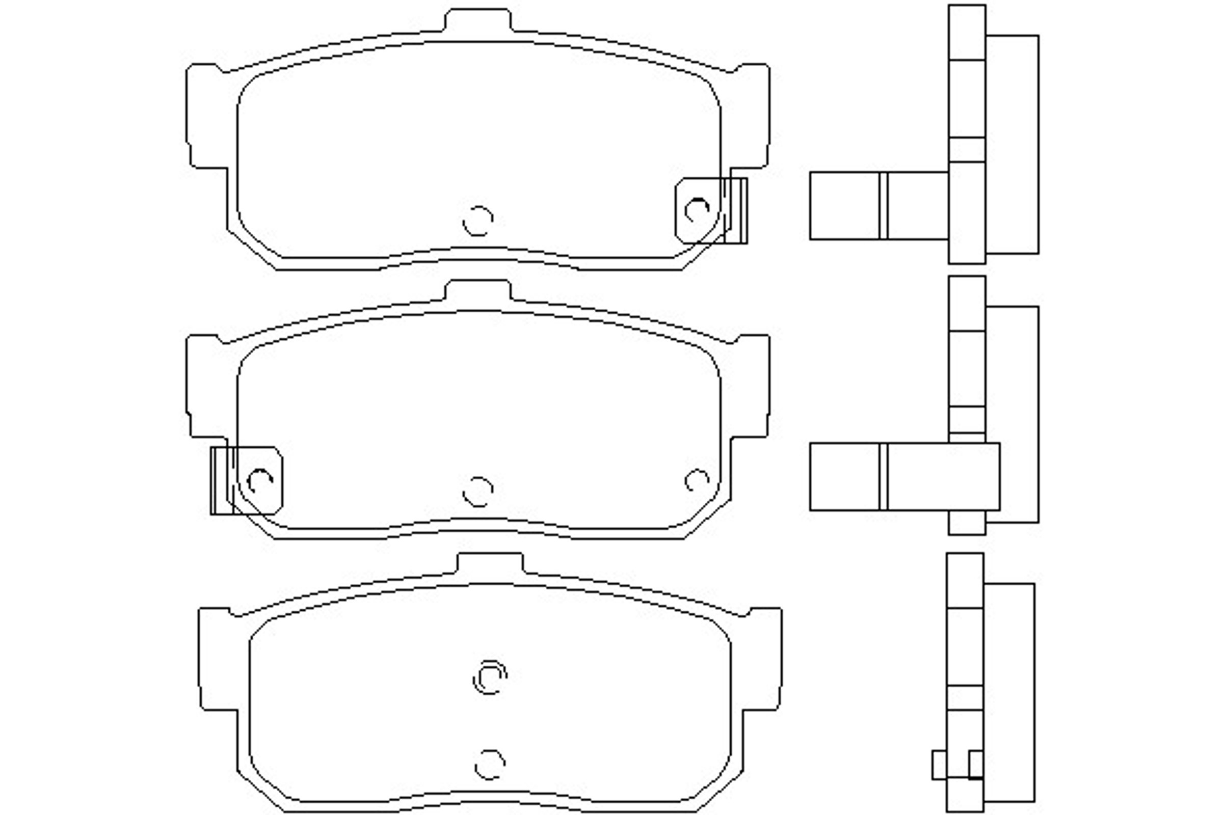 Колодки тормозные дисковые MINTEX MDB1707