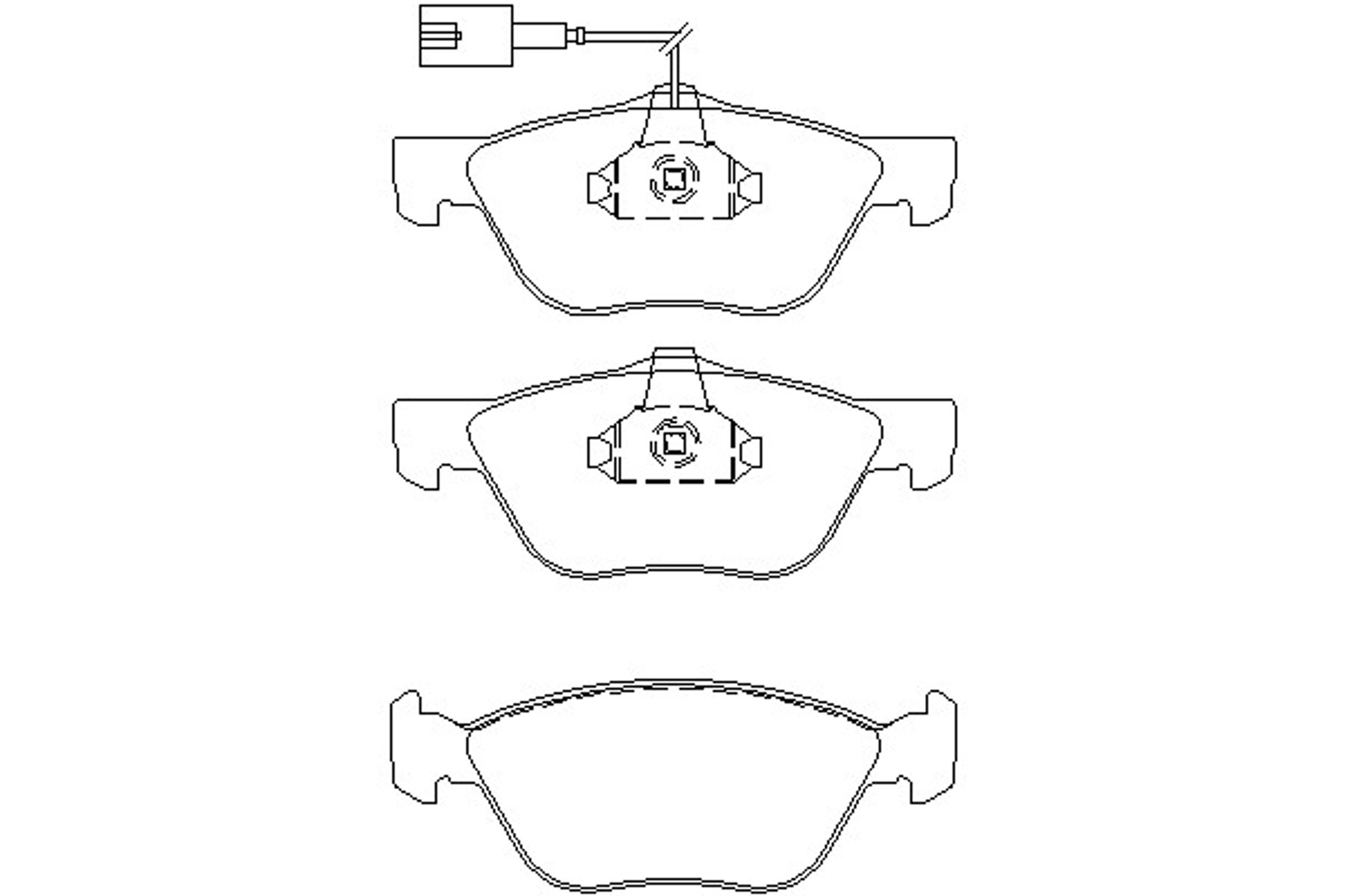 Колодки тормозные дисковые MINTEX MDB2133