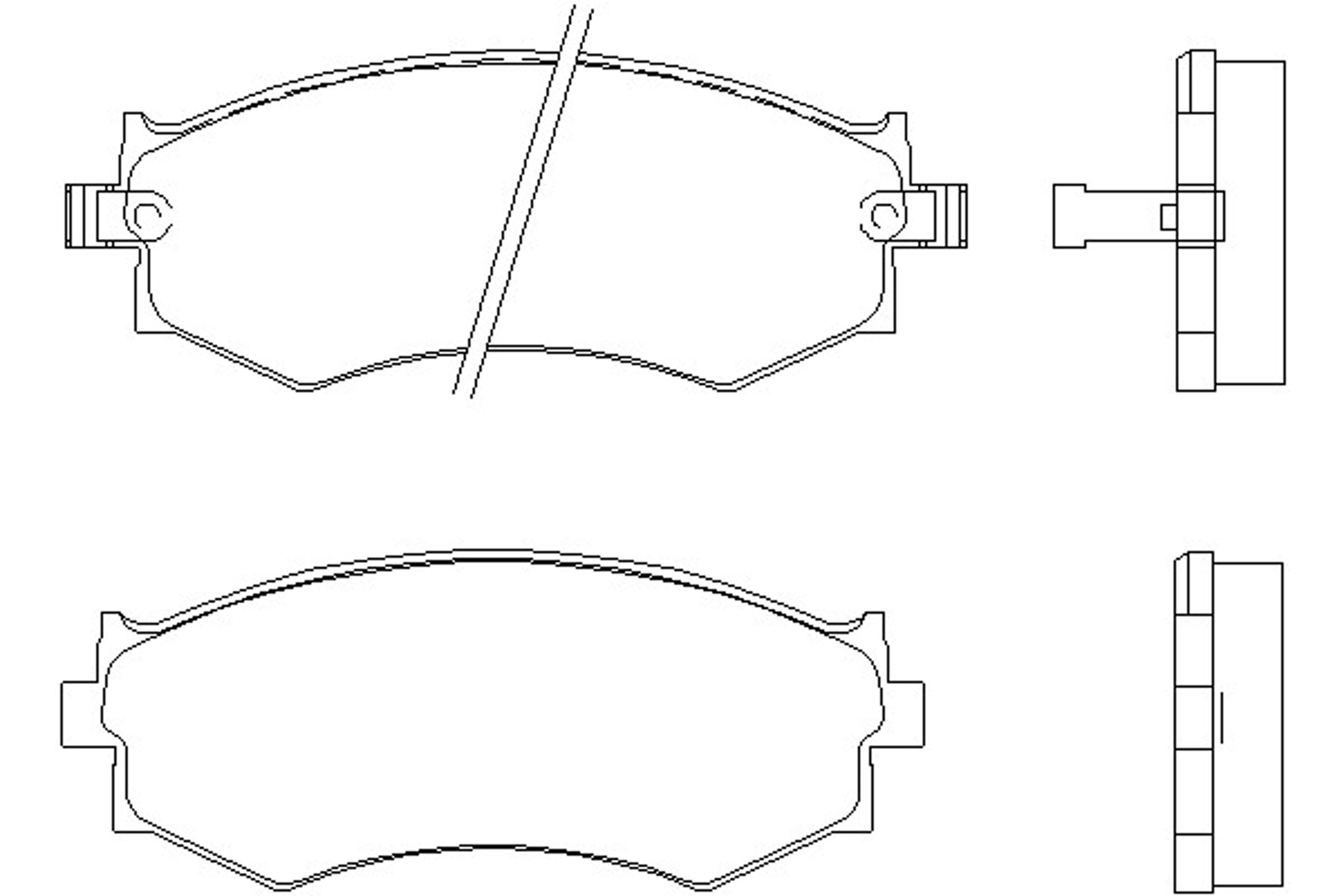 Колодки тормозные дисковые MINTEX MDB2351