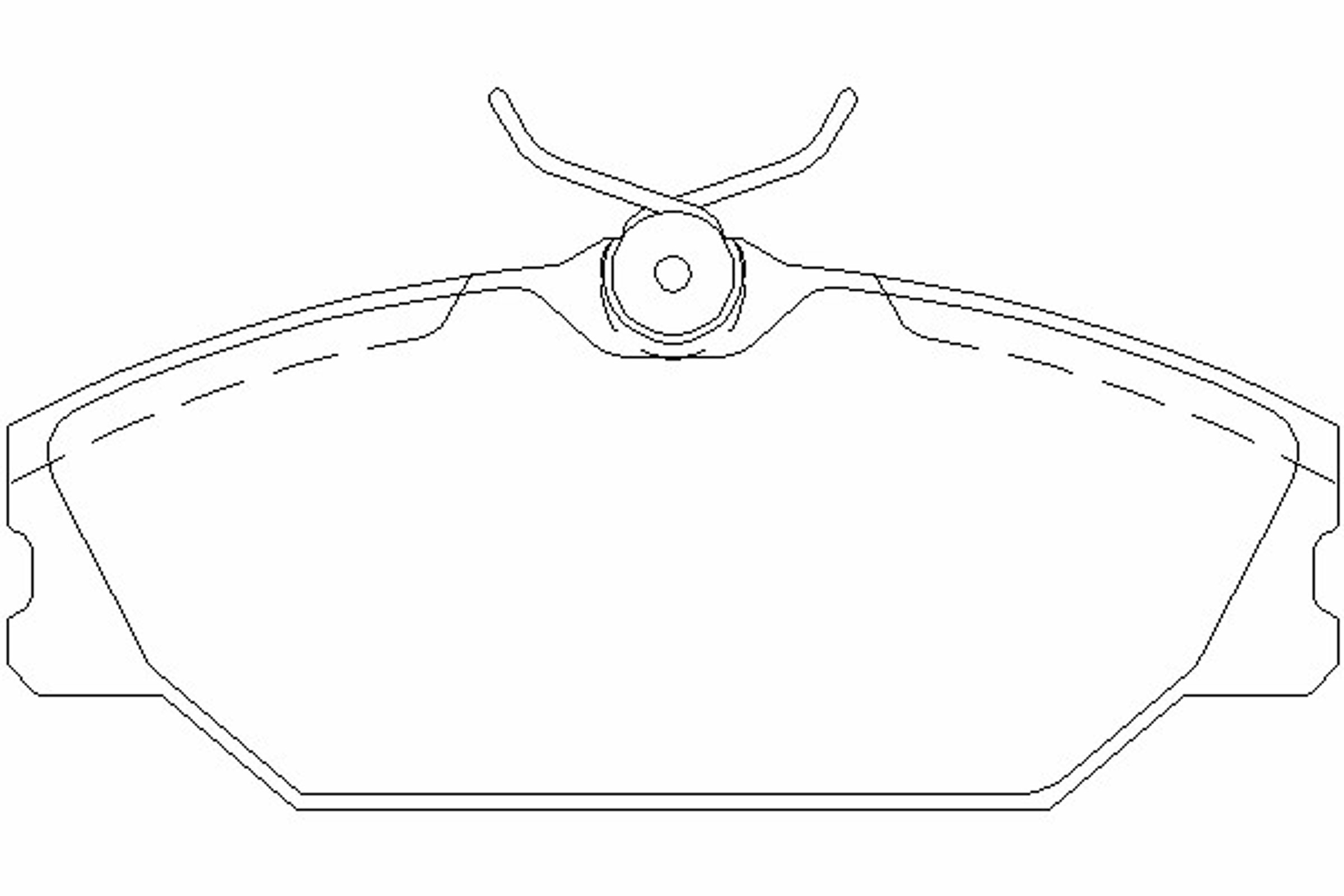 MDB2561 MINTEX Комплект тормозных колодок, дисковый тормоз