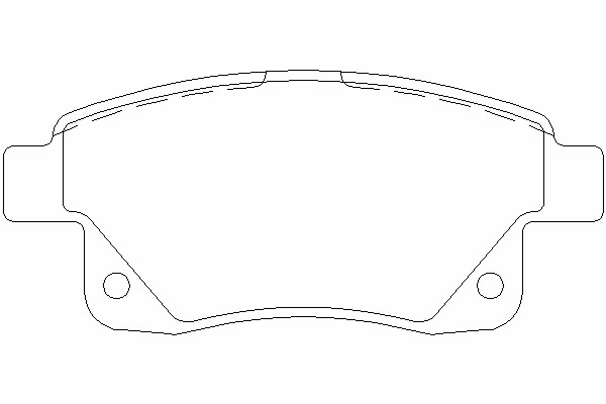 MDB2853 MINTEX Колодки тормозные дисковые