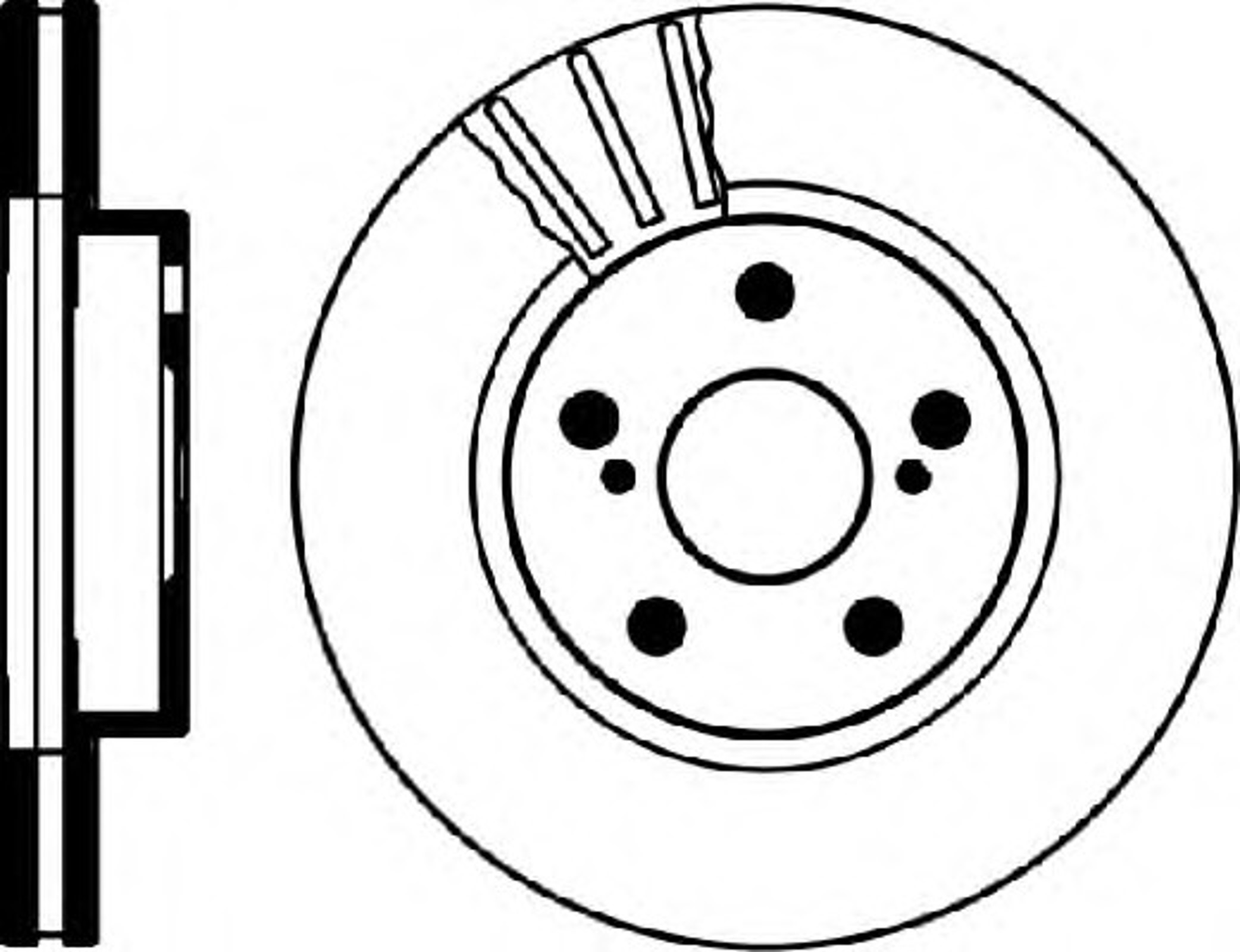 MDC1025 MINTEX Диск тормозной