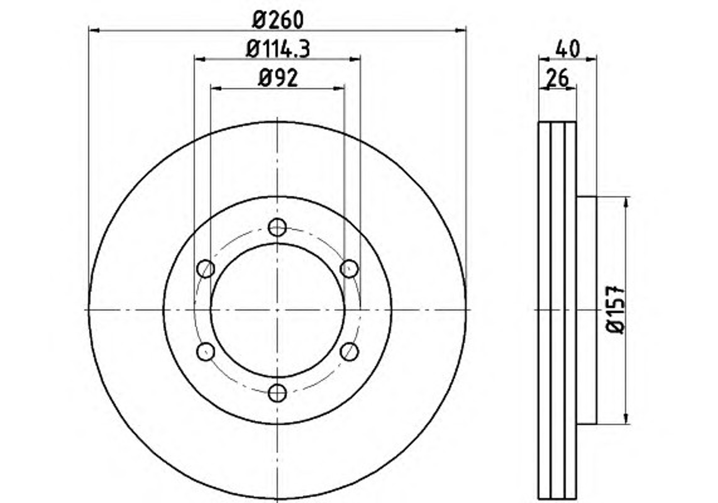 Диск тормозной MINTEX MDC2110