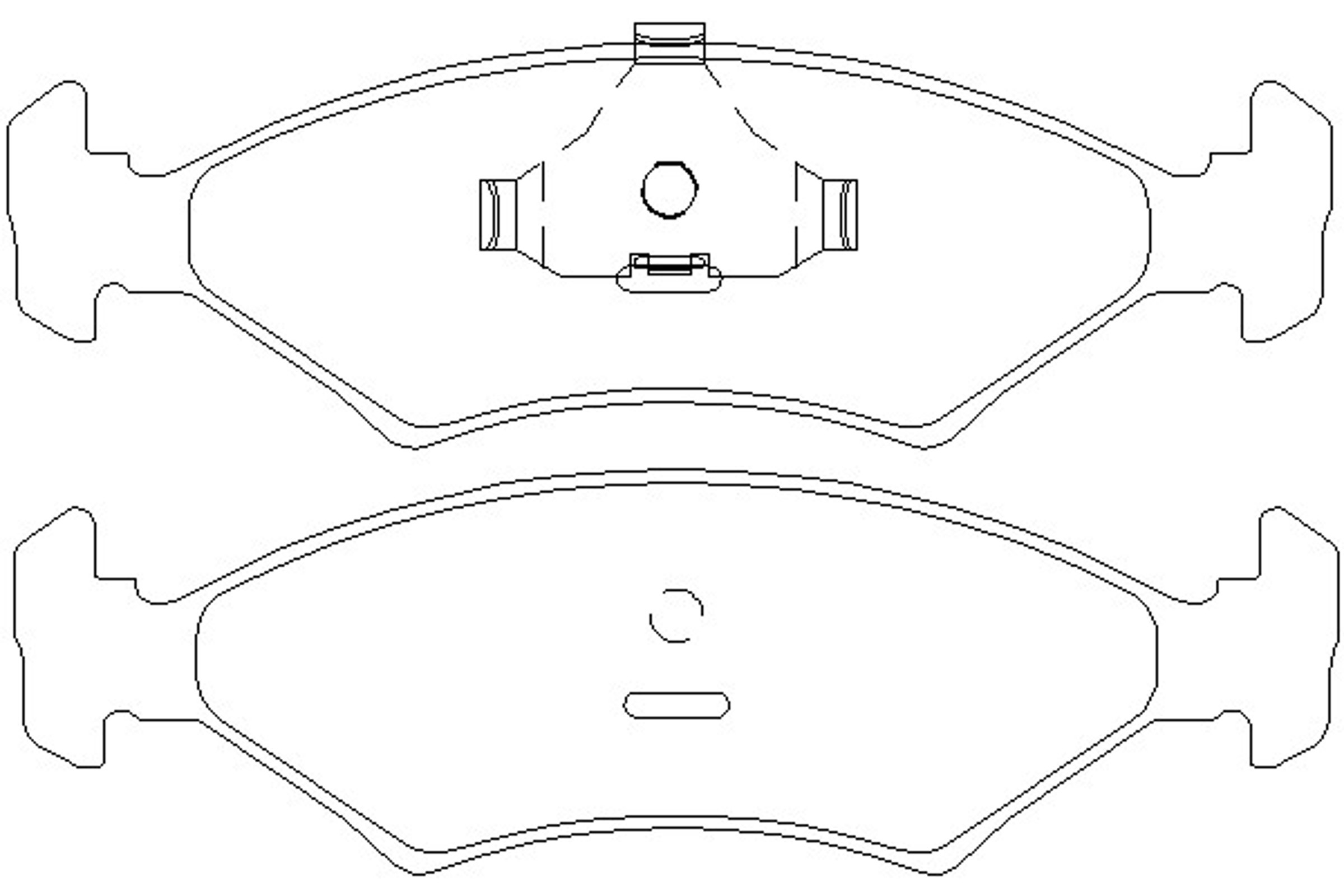 MDK0033 MINTEX Комплект тормозов, дисковый тормозной механизм