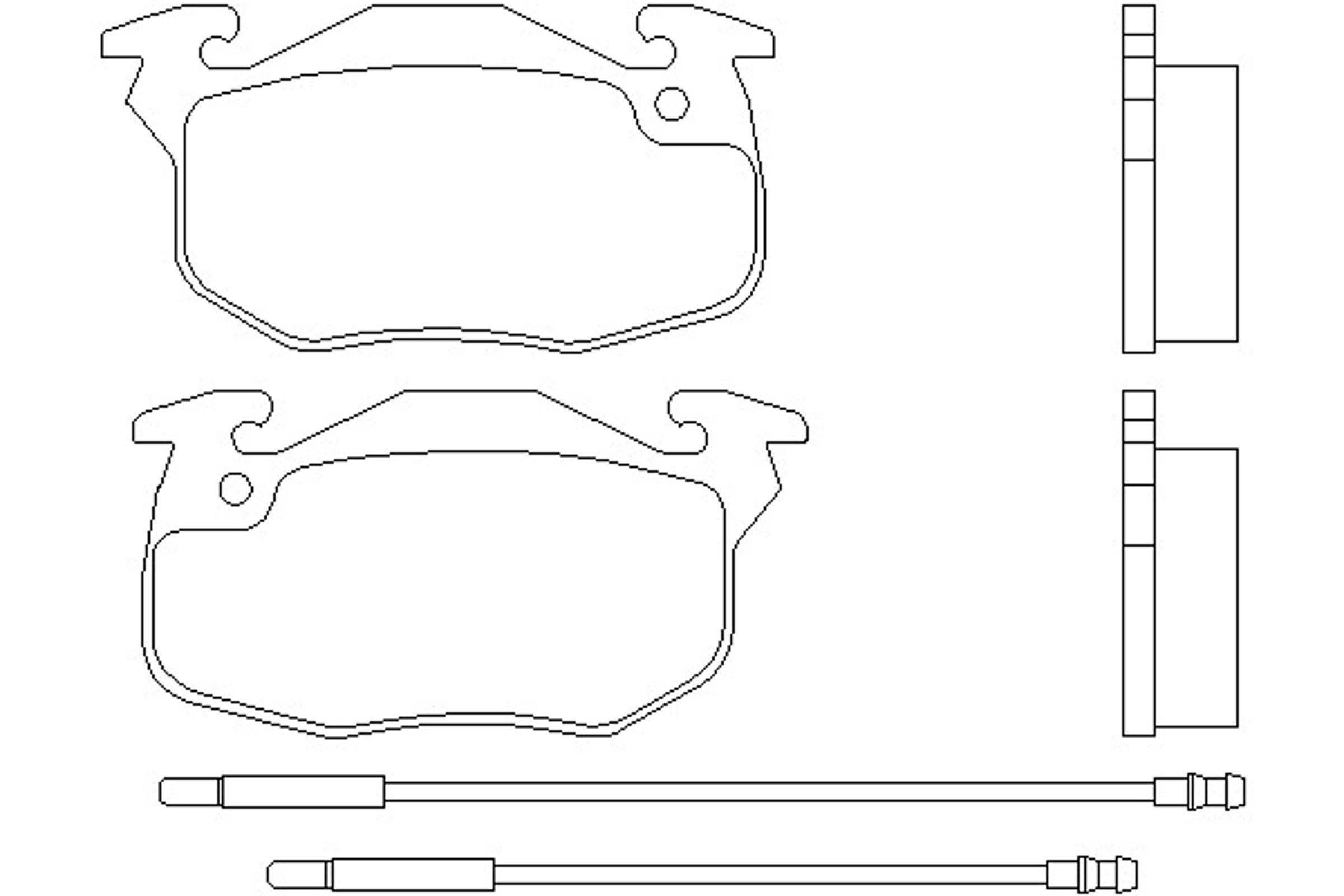 MDK0059 MINTEX Комплект тормозов, дисковый тормозной механизм