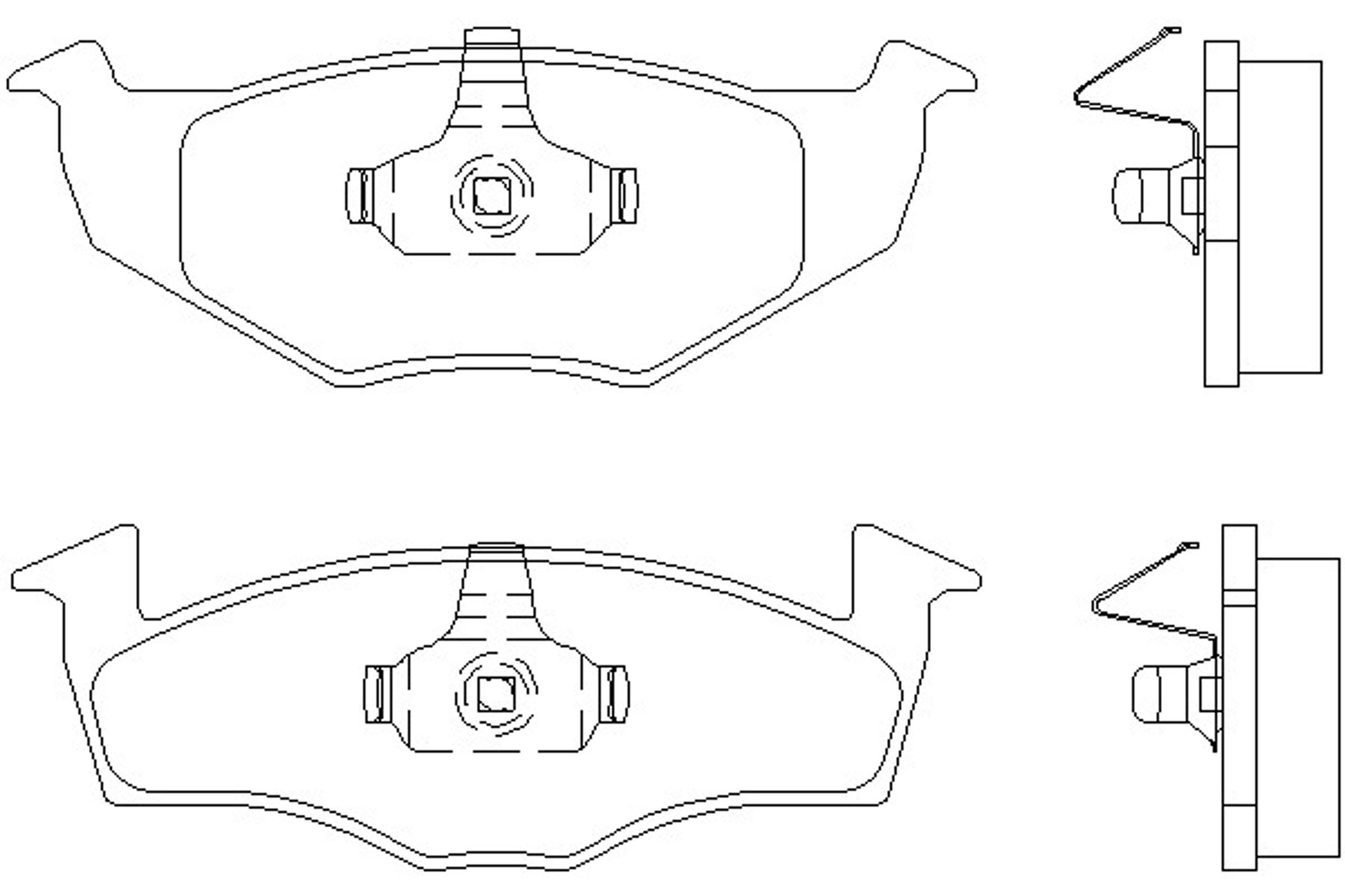 MDK0100 MINTEX Комплект тормозов, дисковый тормозной механизм