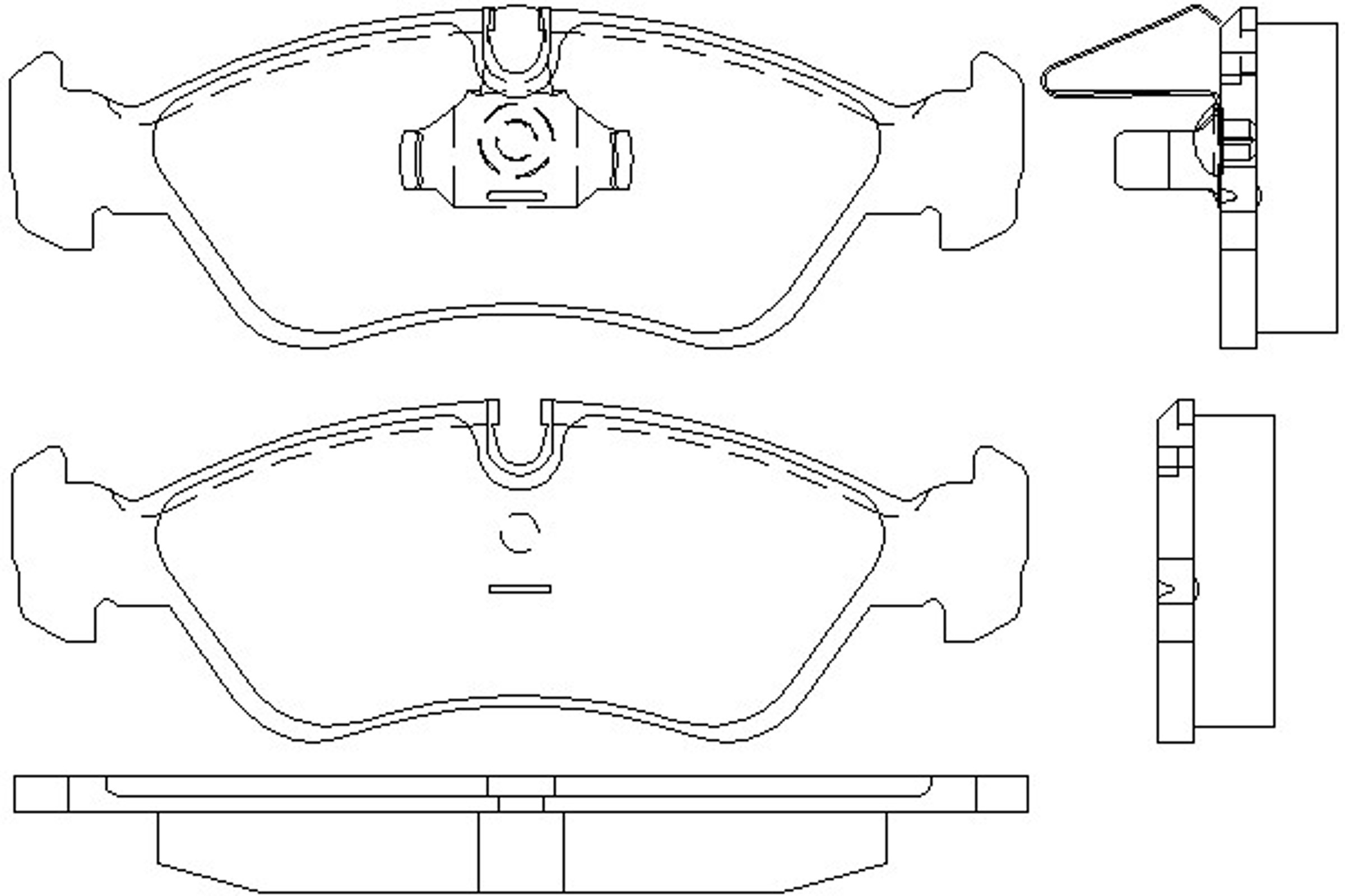 Комплект тормозов дисковый тормозной механизм MINTEX MDK0108