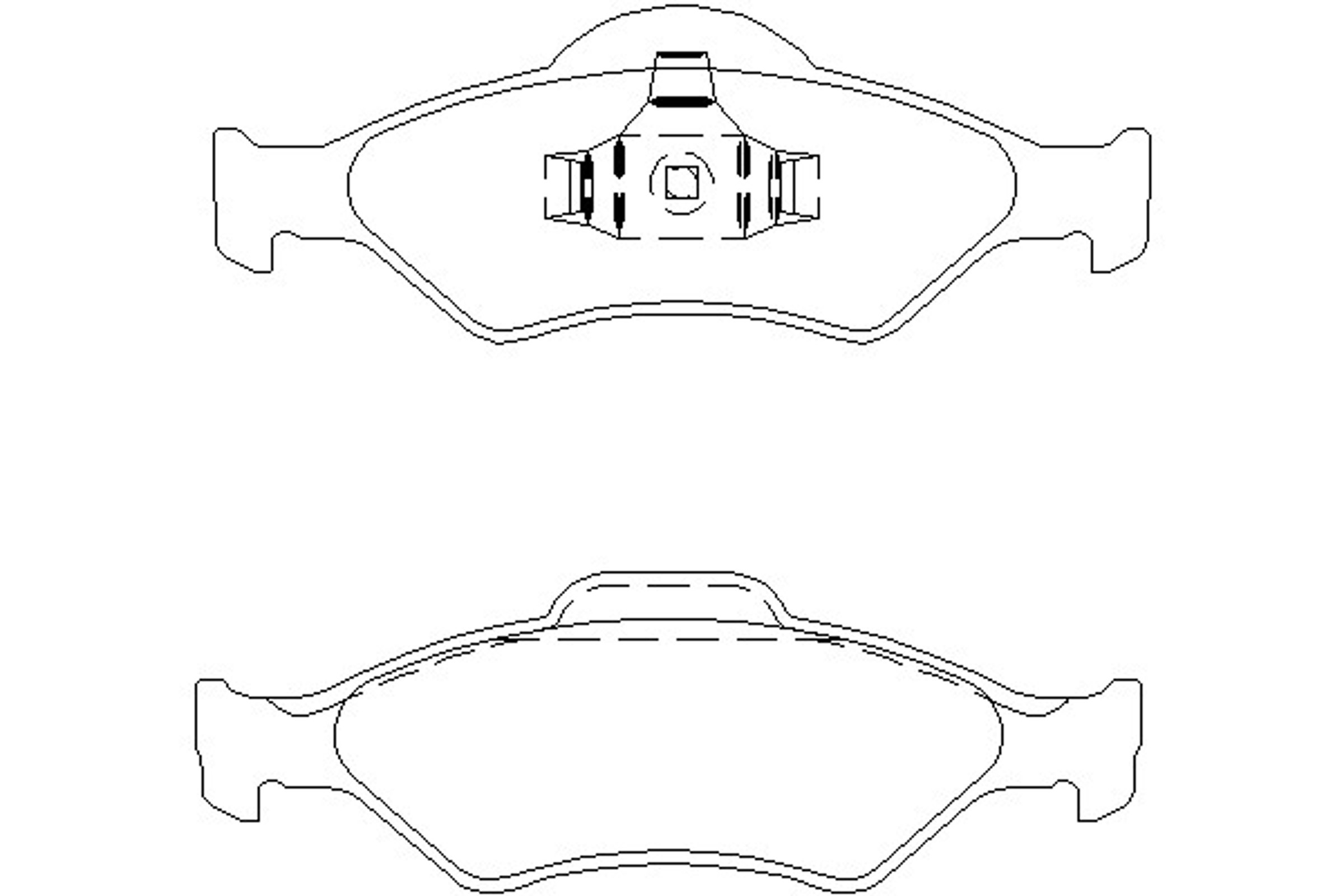 MDK0147 MINTEX Комплект тормозов, дисковый тормозной механизм