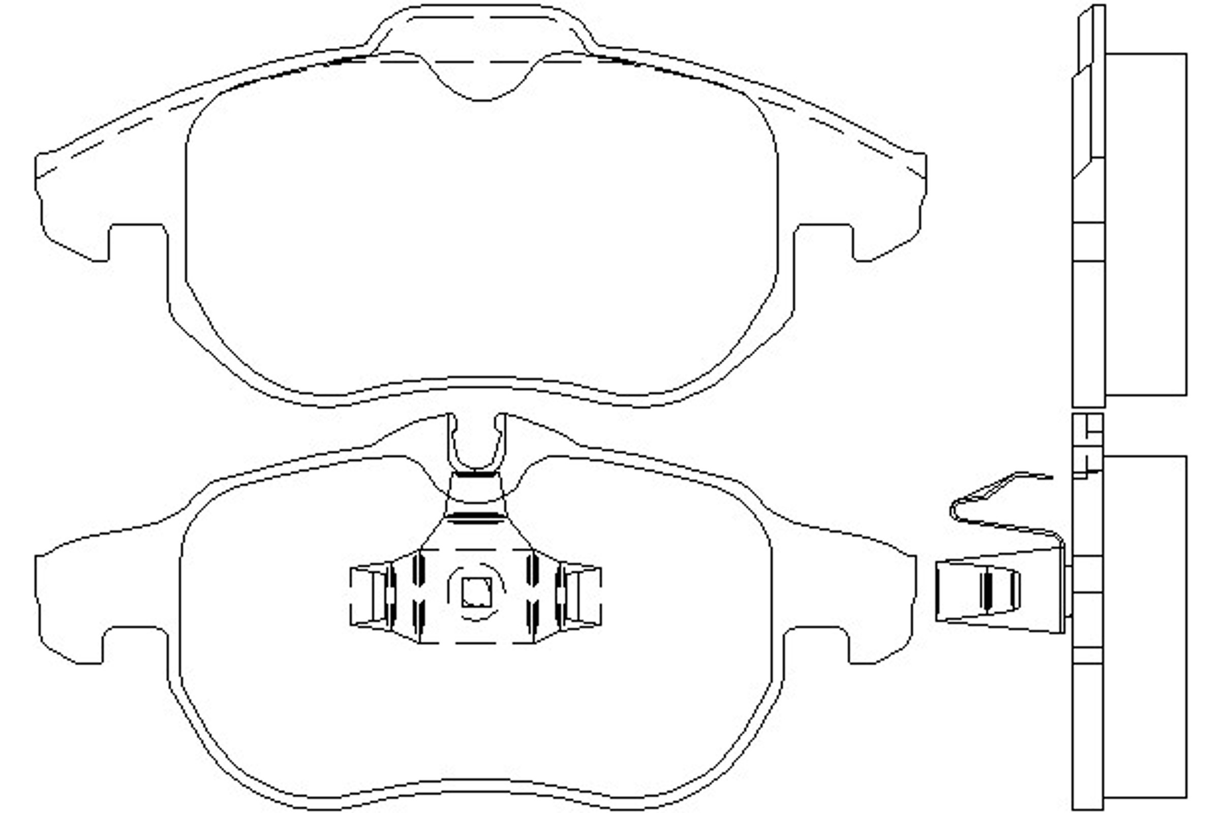 Комплект тормозов дисковый тормозной механизм MINTEX MDK0193