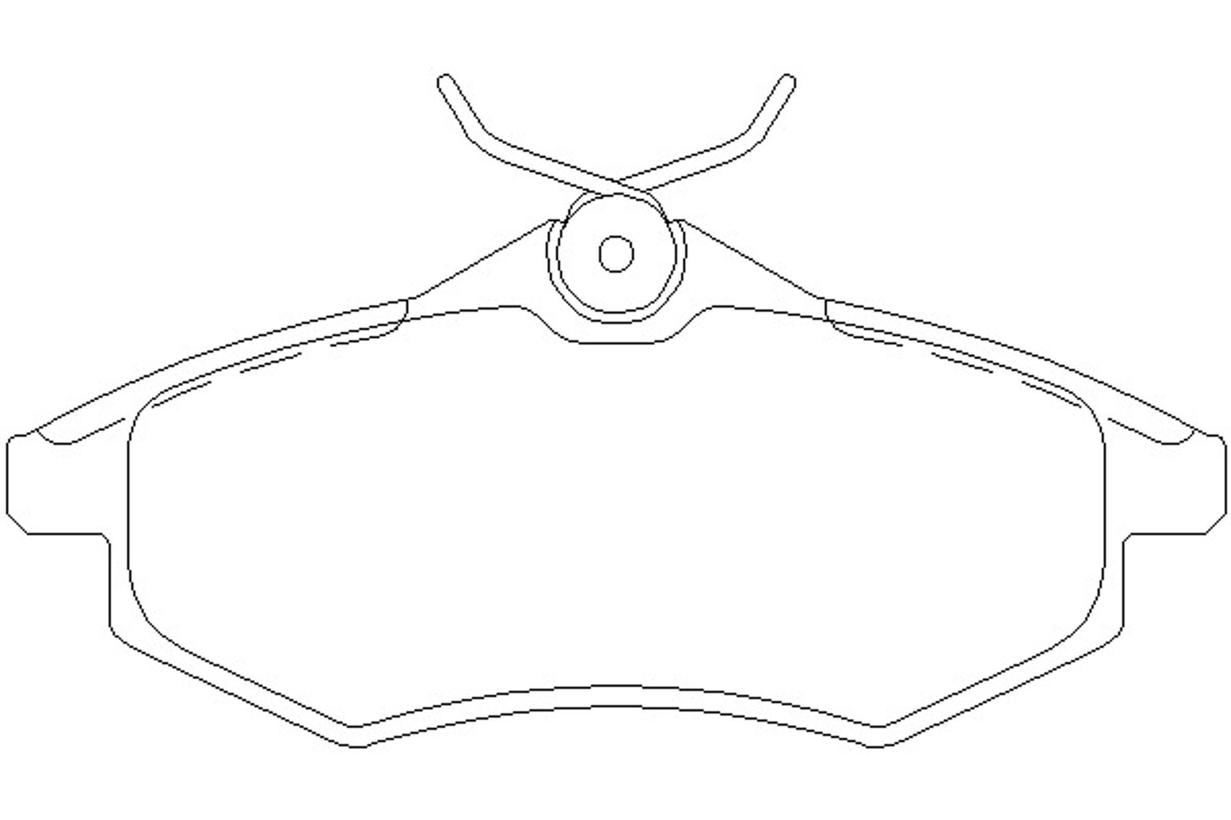 Комплект тормозов дисковый тормозной механизм MINTEX MDK0195
