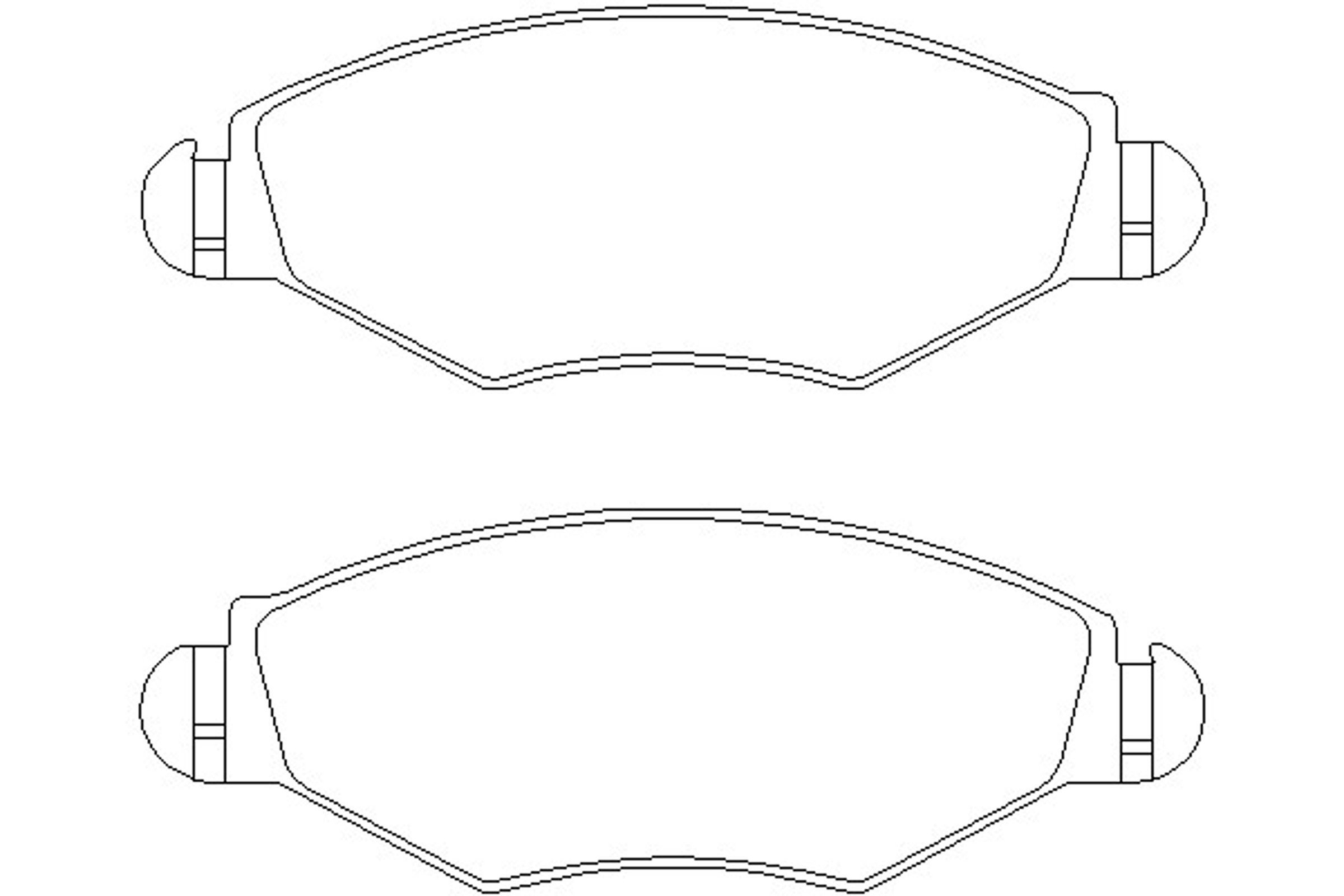 MDK0208 MINTEX Комплект тормозов, дисковый тормозной механизм