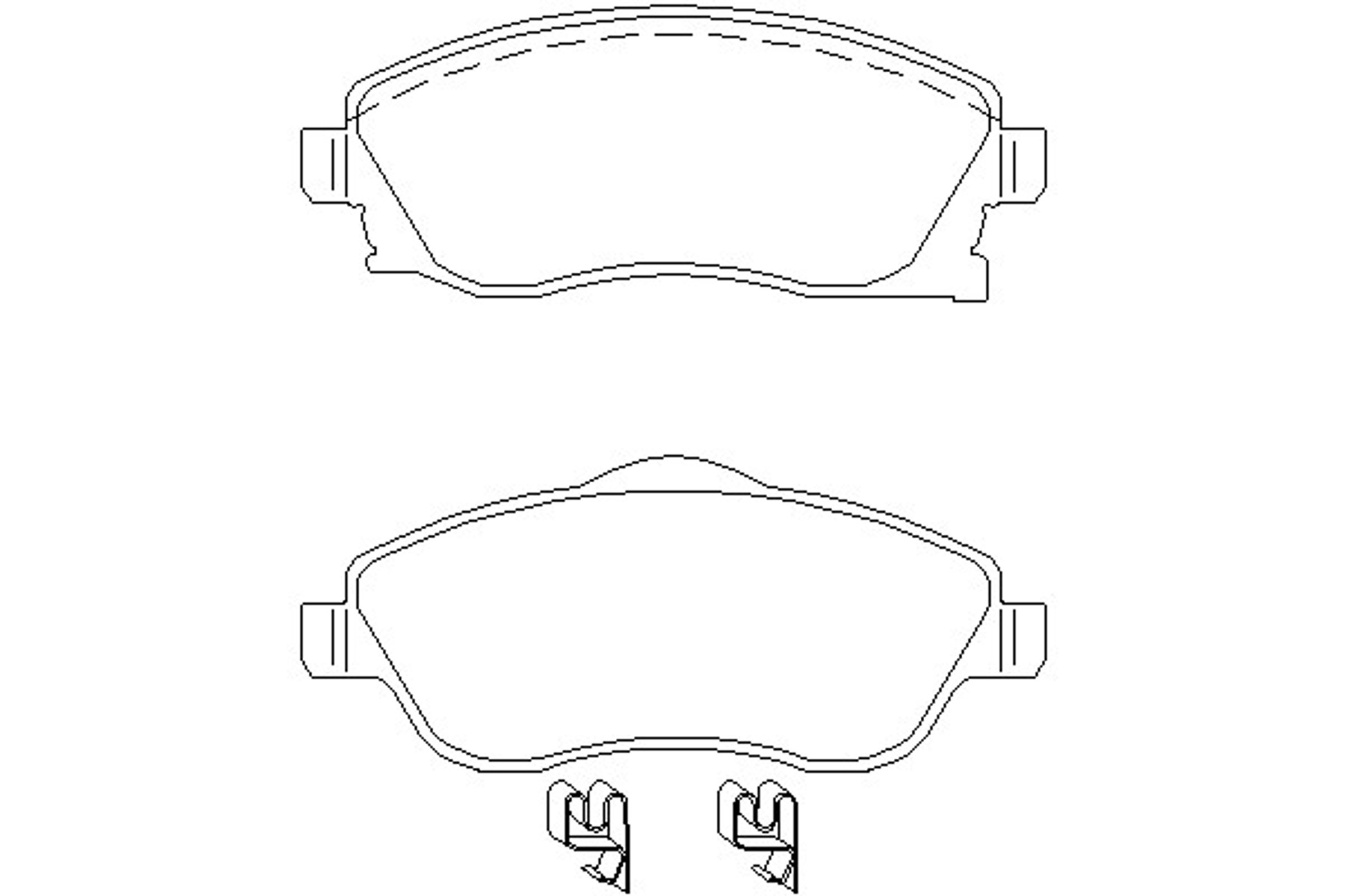 Комплект тормозов дисковый тормозной механизм MINTEX MDK0223
