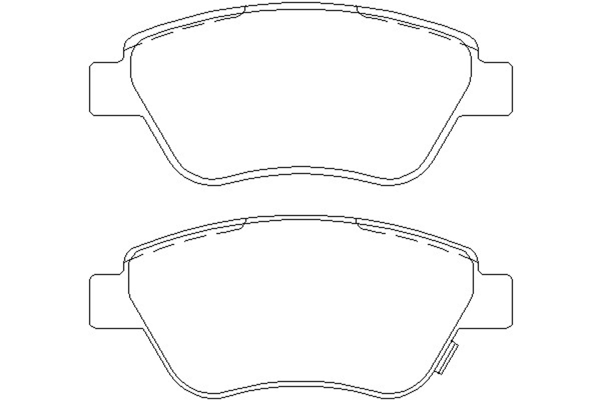 Комплект тормозов дисковый тормозной механизм MINTEX MDK0225