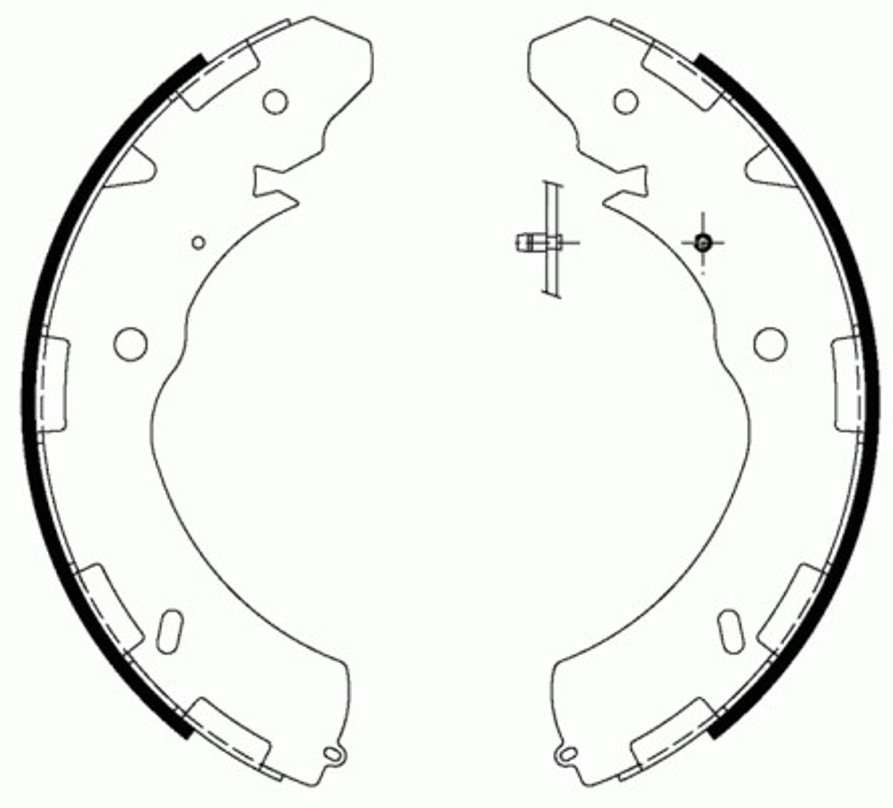 Колодки тормозные барабанные MINTEX MFR653