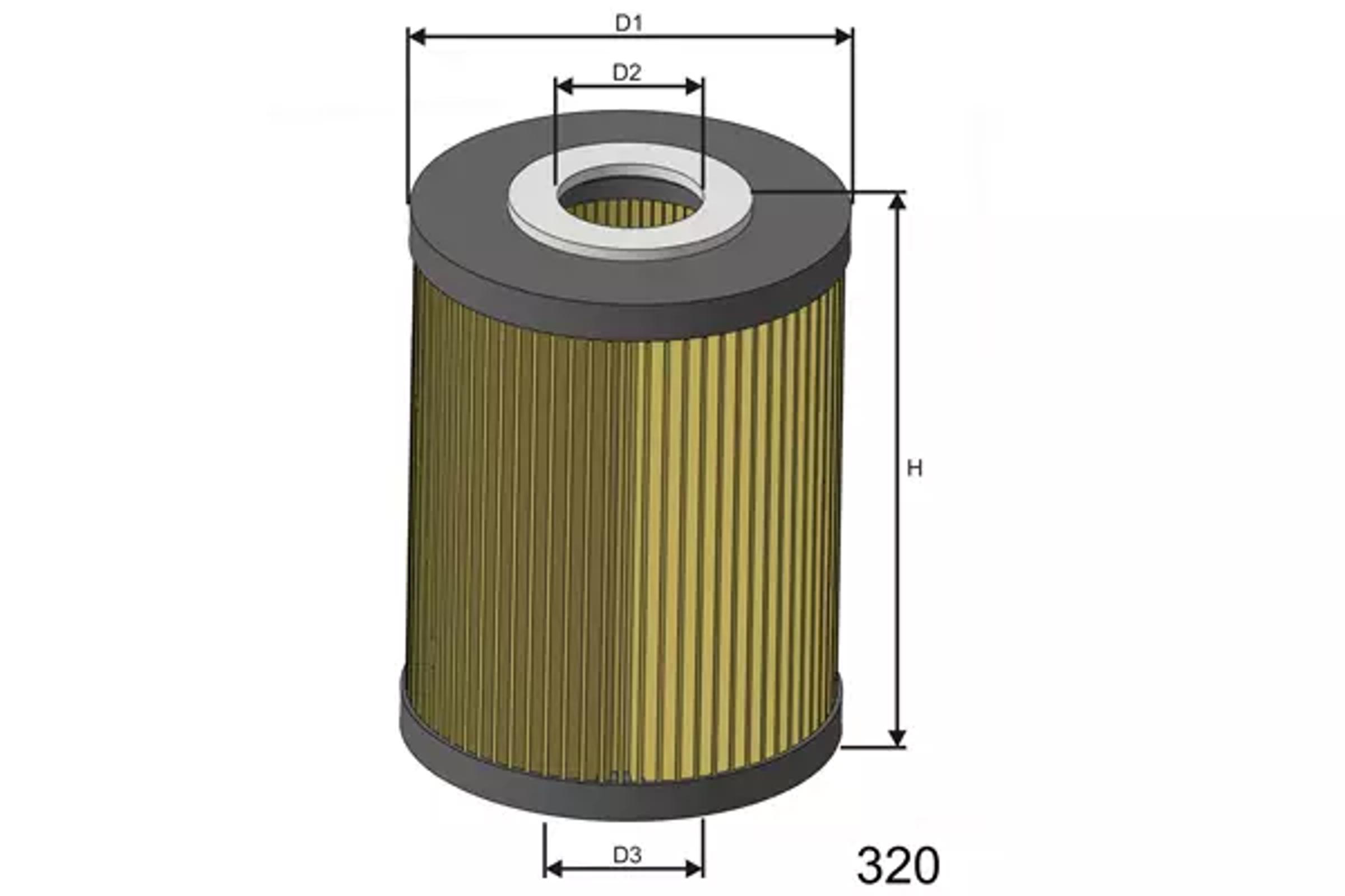 Фильтр масляный MISFAT L134